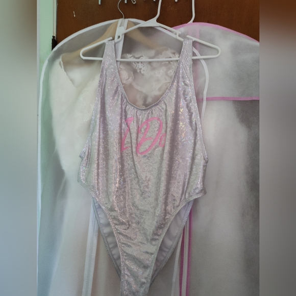 Fashion Nova "I Do" Bridal Swimsuit - Picture 3 of 6